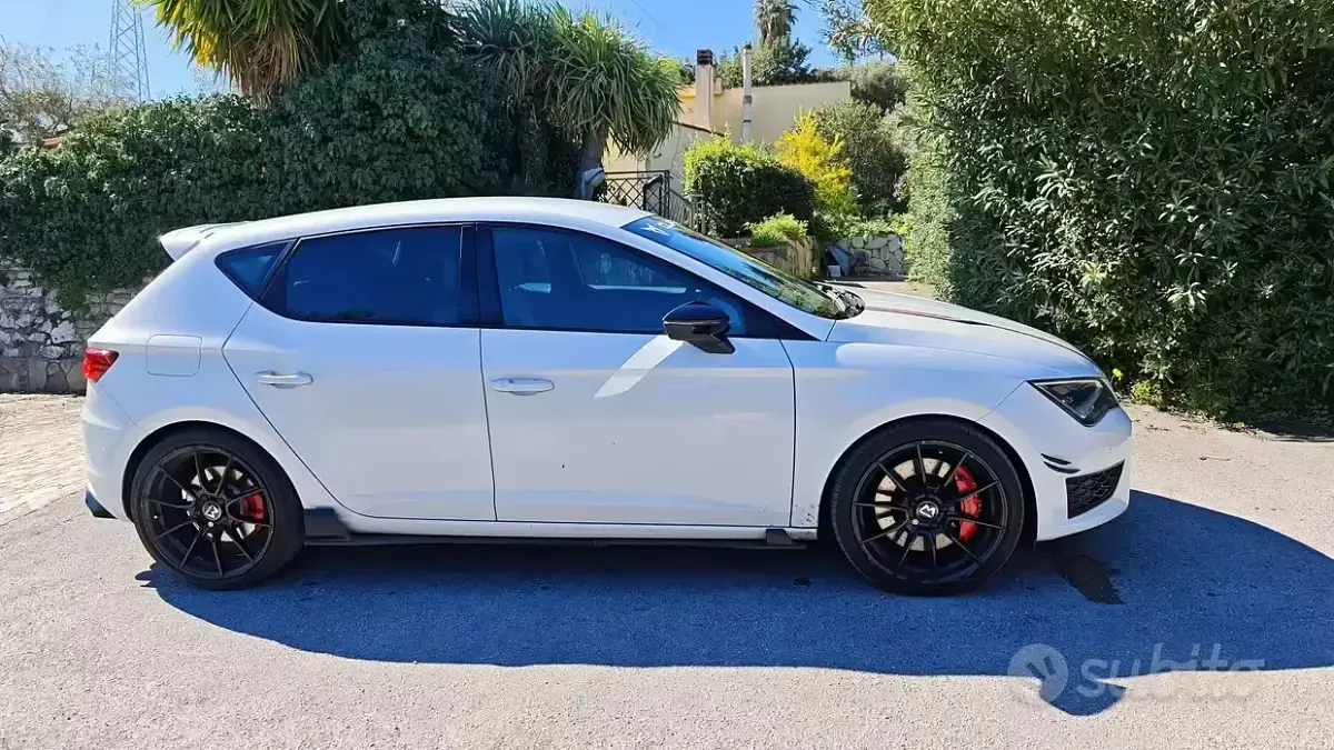 Usata Seat Leon CUPRA 300 CV (220 kW) 2016 Bianco Berlina