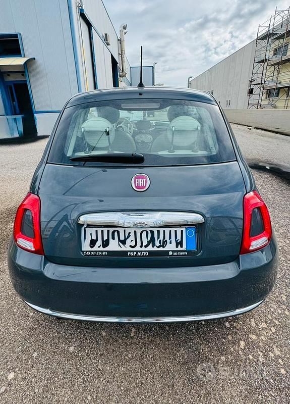 Usata Fiat 500 Lounge 95 CV (69 kW) 2019 Grigio Utilitaria