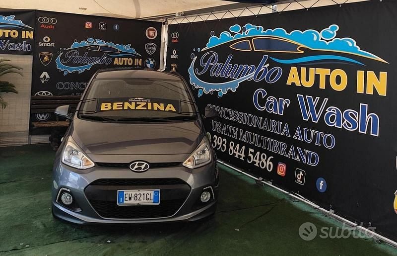 Usata Hyundai i10 Comfort 90 CV (66 kW) 2014 Grigio Utilitaria
