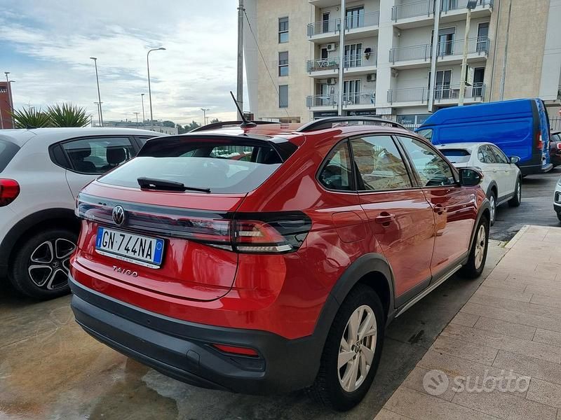 Usata VW Taigo Life 95 CV (69 kW) 2022 Rosso SUV