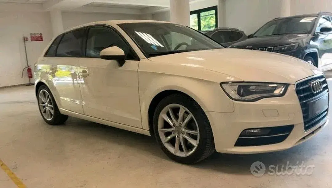 Usata Audi A3 150 CV (110 kW) 2014 Bianco Berlina