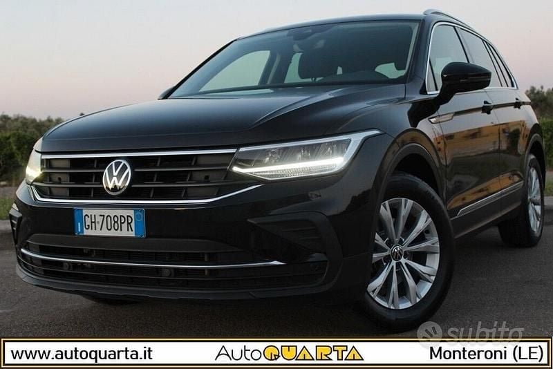 Usata VW Tiguan 150 CV (110 kW) 2021 Nero SUV