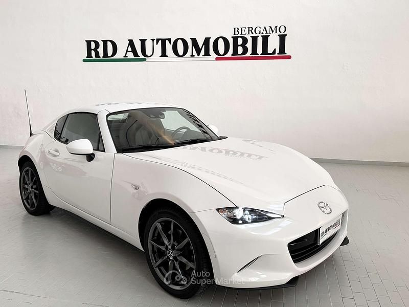 Usata Mazda MX5 160 CV (117 kW) 2018 Bianco perlato Cabrio