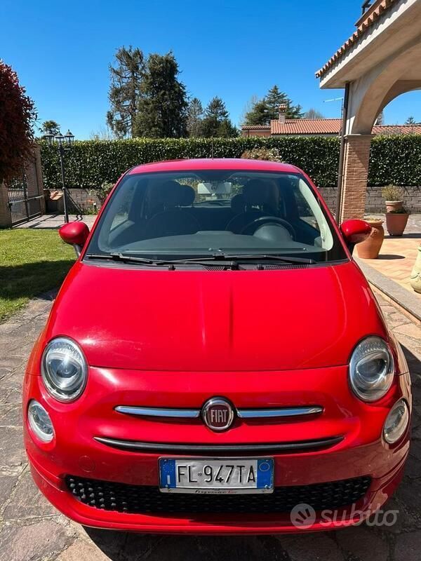Usata Fiat 500 69 CV (50 kW) 2017 Rosso Utilitaria