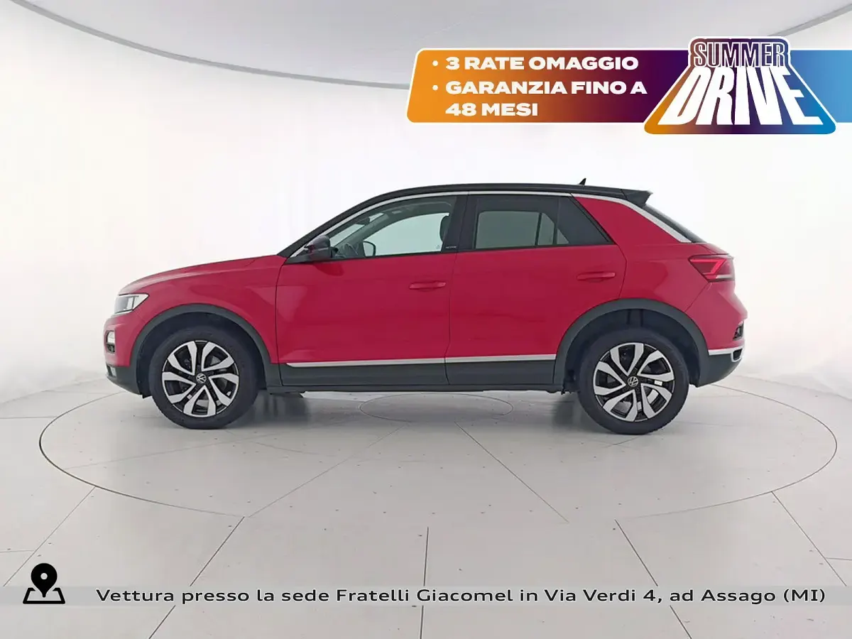 Usata VW T-Roc Style 150 CV (110 kW) 2021 D8 flash red SUV