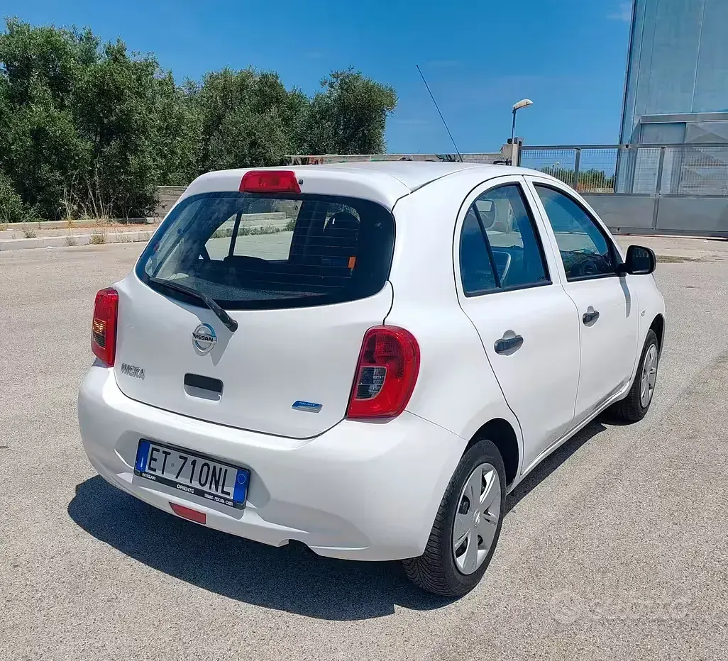 Usata Nissan Micra Visia 80 CV (58 kW) 2014 Bianco Utilitaria