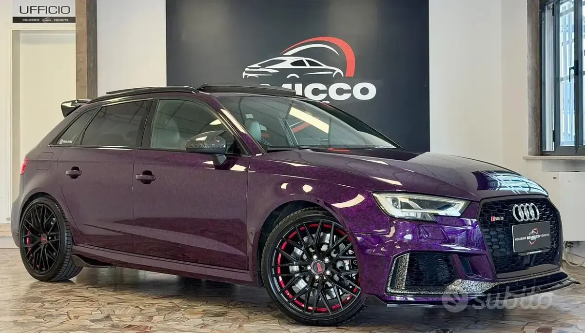 Usata Audi RS3 400 CV (294 kW) 2017 Nero Berlina