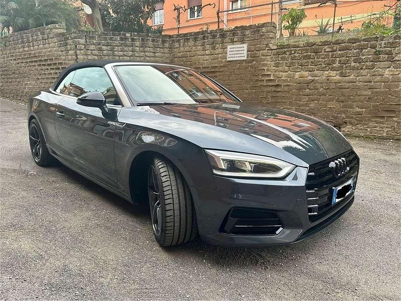 Usata Audi A5 Cabriolet S-Line 190 CV (139 kW) 2017 Grigio Cabrio