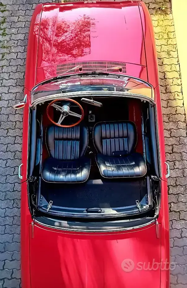 Usata Peugeot 304 1970 Rosso Cabrio