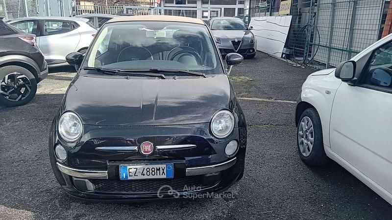 Usata Fiat 500C Lounge 69 CV (50 kW) 2015 Nero ribelle Cabrio