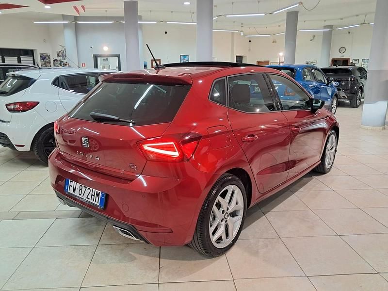 Usata Seat Ibiza FR 129 CV (94 kW) 2019 Rosso Utilitaria