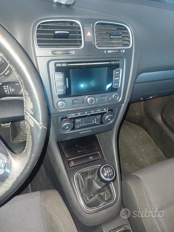 Usata VW Golf VII 105 CV (77 kW) 2012 Nero Berlina