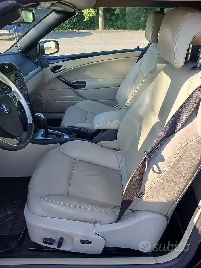 Usata Saab 9-3 180 CV (132 kW) 2008 Nero Cabrio