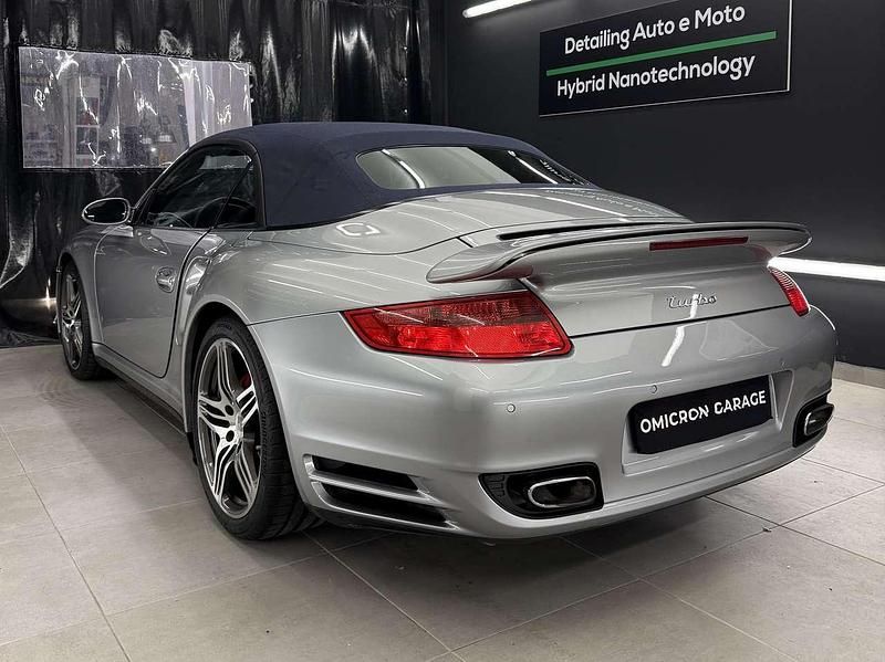 Usata Porsche 997 Turbo 480 CV (353 kW) 2008 Argento Cabrio