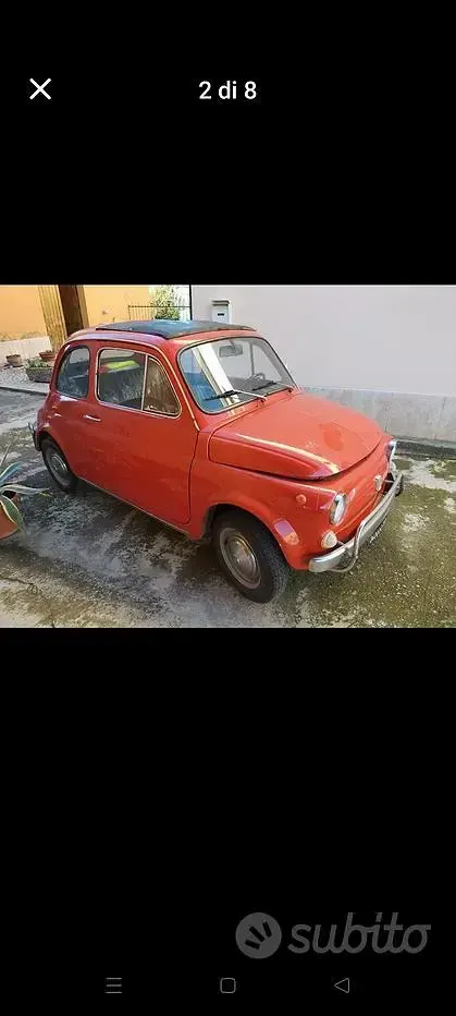 Usata Fiat 500 1970 Utilitaria