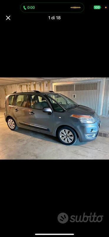 Usata Citroën C3 Picasso Exclusive 90 CV (66 kW) 2009 Grigio Monovolume