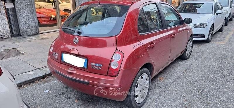 Usata Nissan Micra 79 CV (58 kW) 2009 Rosso Utilitaria