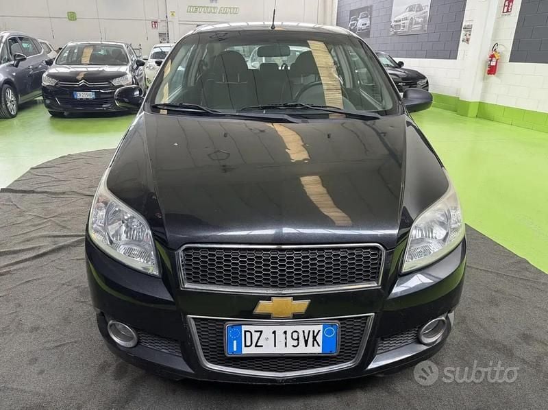 Usata Chevrolet Aveo LS 84 CV (61 kW) 2009 Nero Berlina