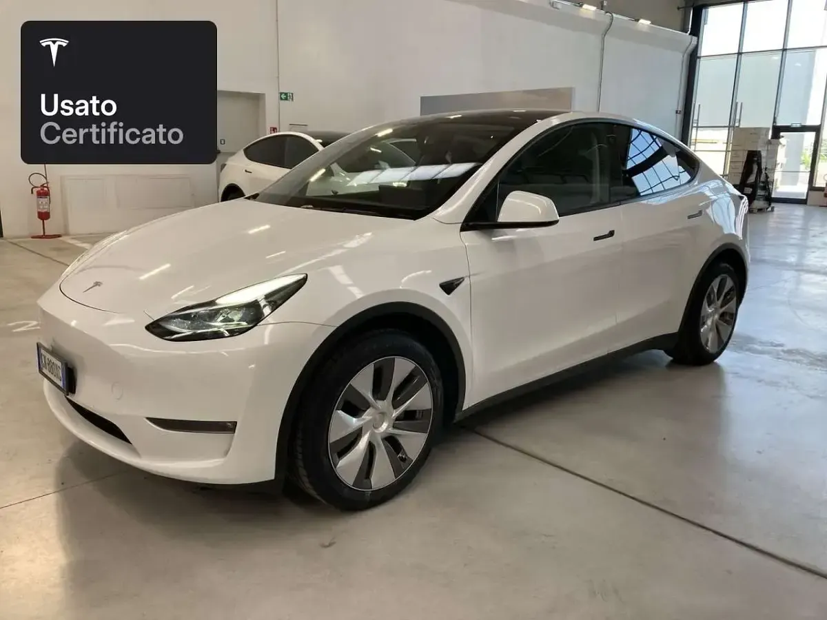 Usata Tesla Model Y Long Range AWD 258 kW (351 CV) 2023 Pearl white multicoat SUV