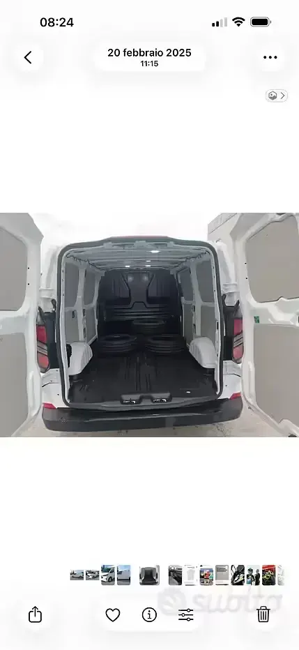 Usata Ford Transit Custom 136 CV (100 kW) 2023 Bianco Berlina