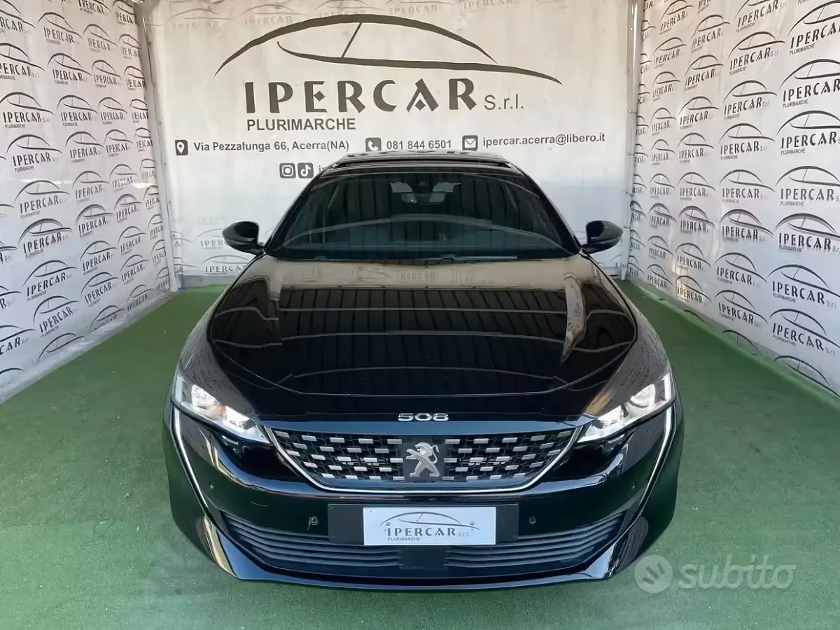 Usata Peugeot 508 GT-line 131 CV (96 kW) 2020 Nero Berlina