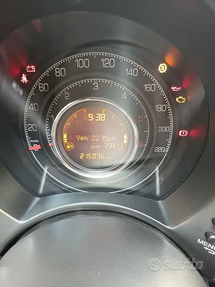 Usata Fiat 500S 95 CV (69 kW) 2014 Bianco Berlina