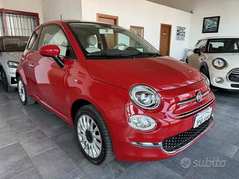 Usata Fiat 500 Lounge 69 CV (50 kW) 2016 Rosso Utilitaria