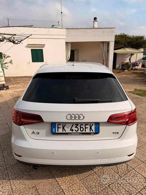 Usata Audi A3 116 CV (85 kW) 2017 Bianco Berlina