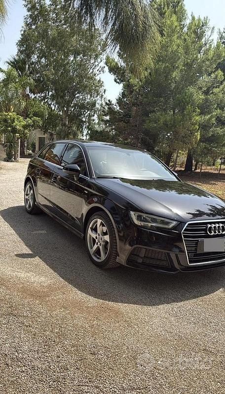 Usata Audi A3 S-Line 116 CV (85 kW) 2019 Nero Berlina