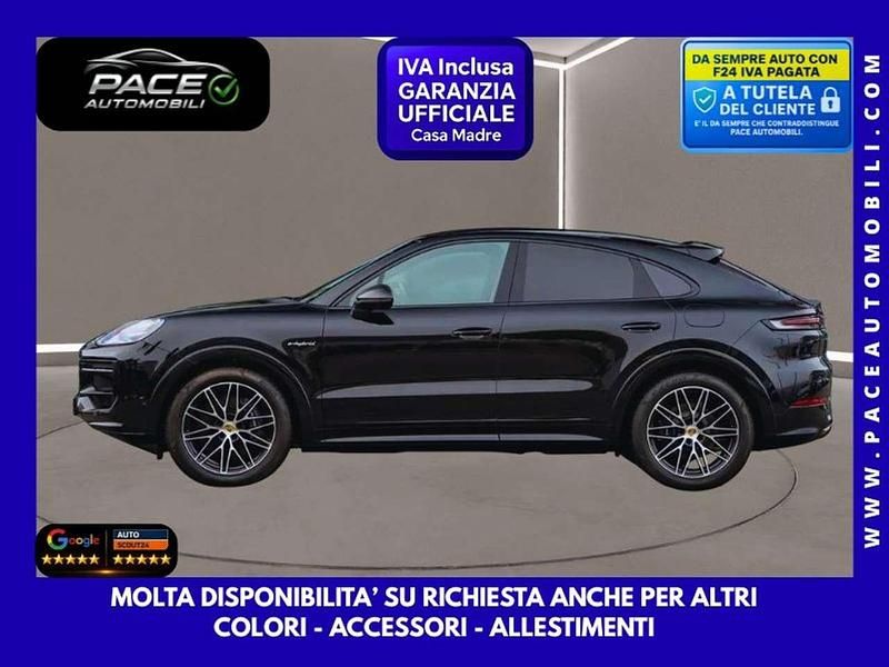 Nero metallizzato Usata 2025 Porsche Cayenne E-Hybrid Coupe Coupé | 132.900 € - Immagine 1/2