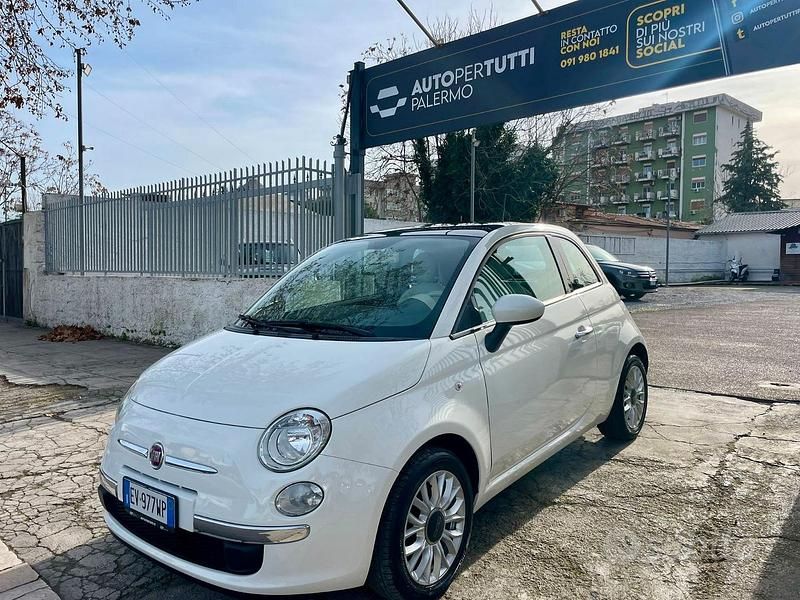Usata Fiat 500 Lounge 69 CV (50 kW) 2014 Bianco Berlina