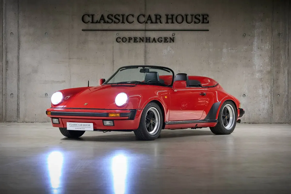 Usata Porsche 911 Speedster 231 CV (169 kW) 1989 Rosso Cabrio