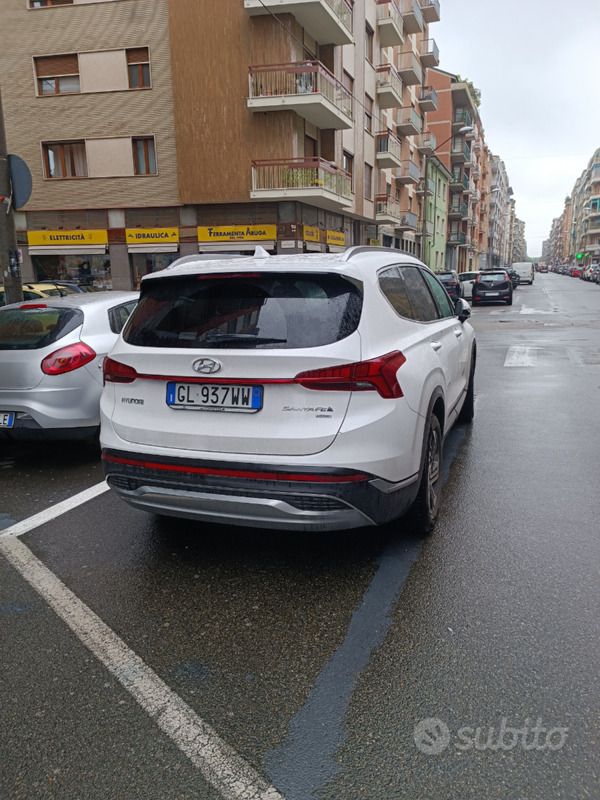 Usata Hyundai Santa Fe 202 CV (148 kW) 2022 Bianco SUV