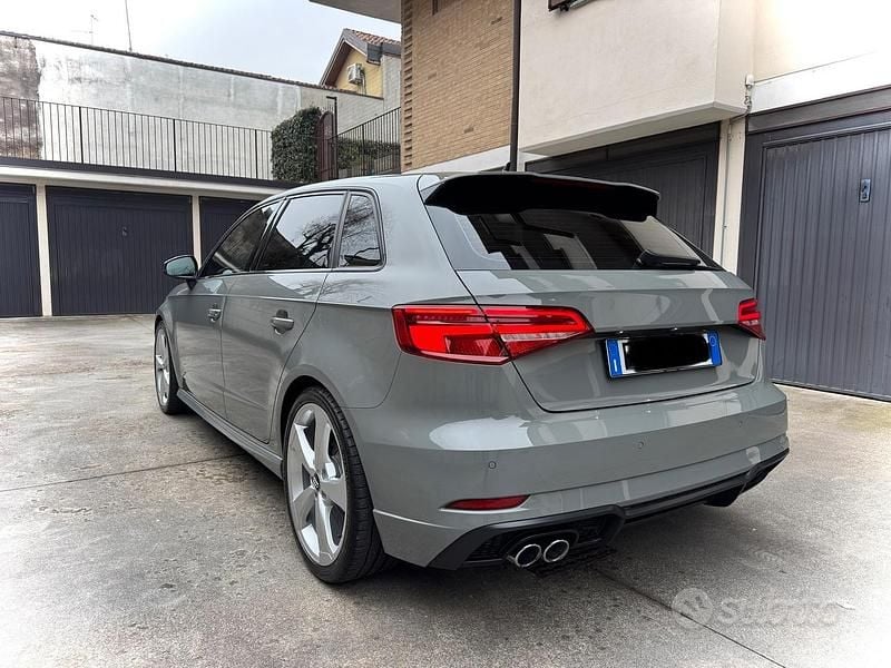 Usata Audi A3 S-Line 150 CV (110 kW) 2019 Grigio Berlina