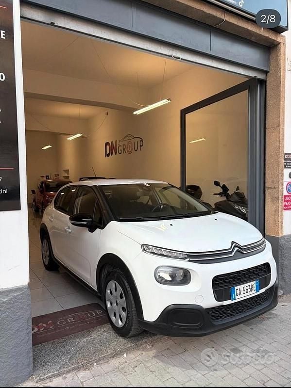 Usata Citroën C3 Shine 102 CV (75 kW) 2020 Bianco Utilitaria