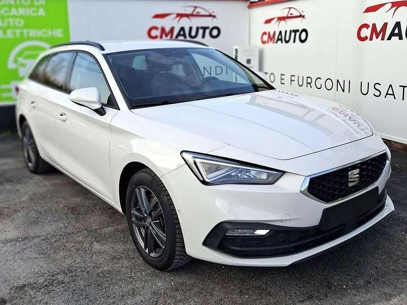 Usata Seat Leon Style 131 CV (96 kW) 2022 Bianco Station wagon