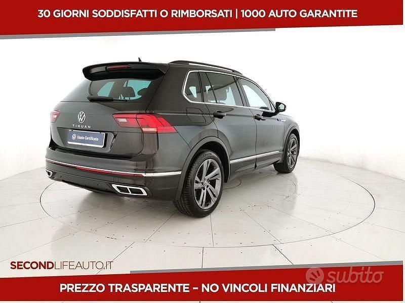 Usata VW Tiguan R-line 150 CV (110 kW) 2022 Nero SUV