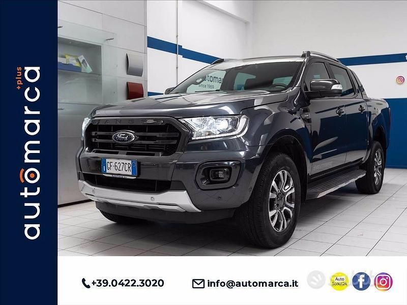 Usata Ford Ranger Wildtrack 213 CV (156 kW) 2021 Grigio metallizzato Pick-up