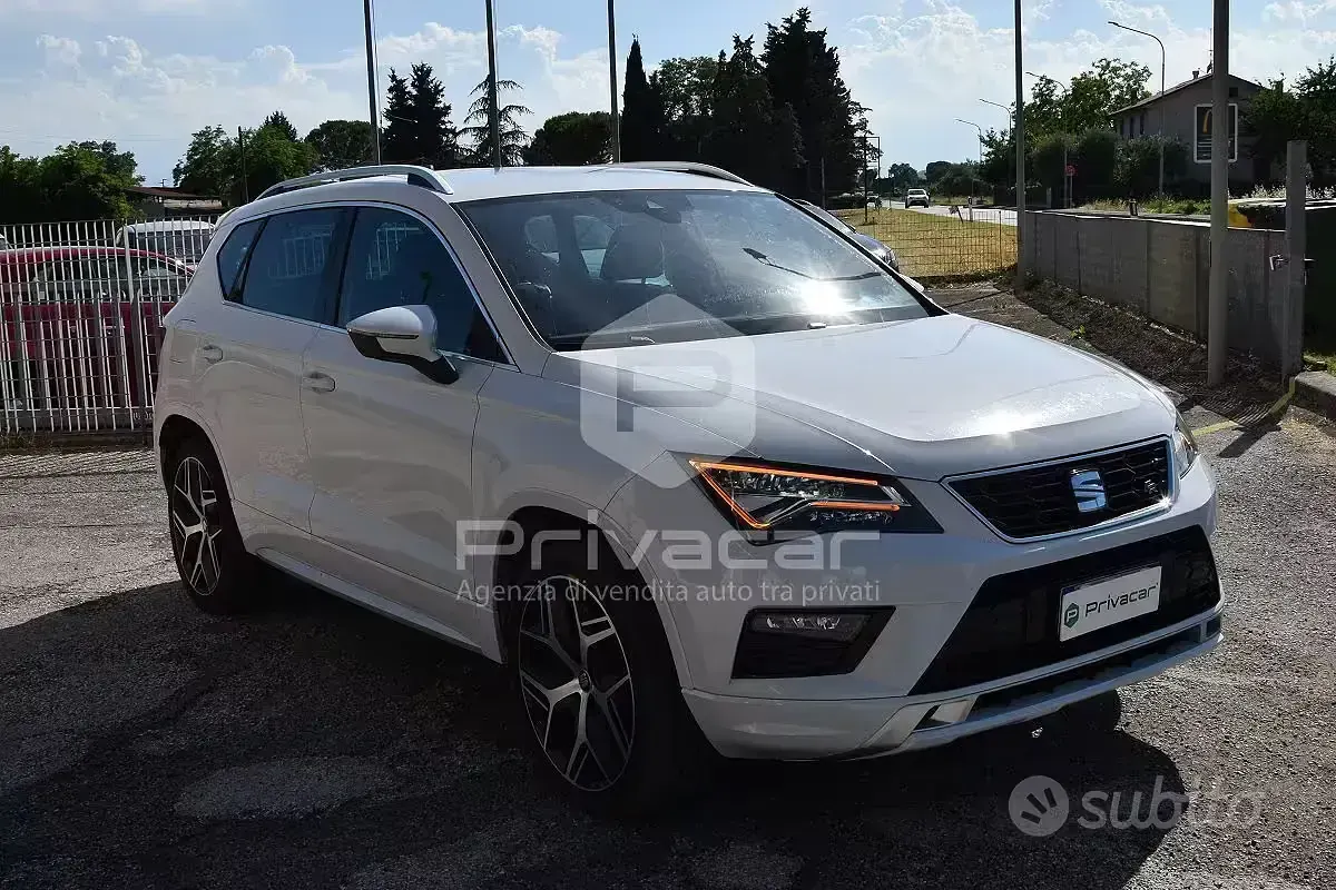 Usata Seat Ateca 4Drive 190 CV (139 kW) 2018 Bianco SUV