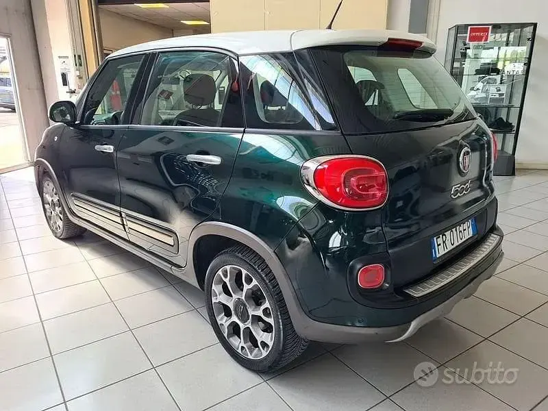 Usata Fiat 500L Trekking 95 CV (69 kW) 2018 Verde Monovolume