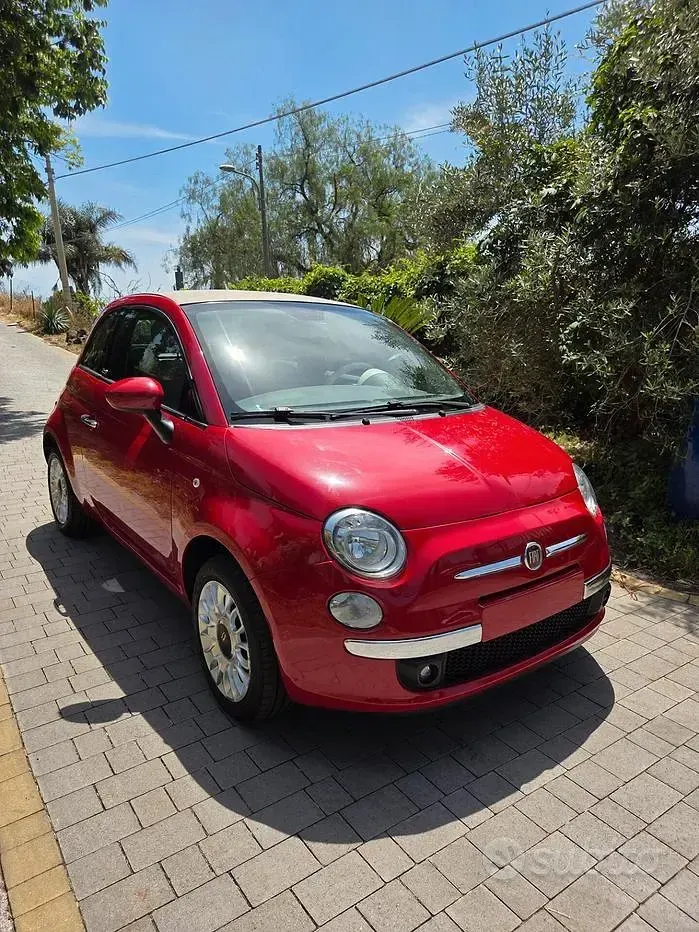 Occasion Fiat 500C Lounge 69 ch (50 kW) 2013 Rouge Cabriolet