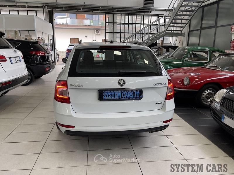 Usata Skoda Octavia G-TEC 110 CV (80 kW) 2018 Bianco Station wagon