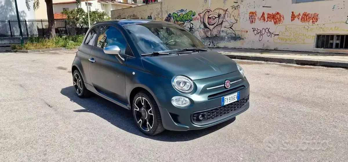 Usata Fiat 500 Rockstar 69 CV (50 kW) 2019 Verde Berlina