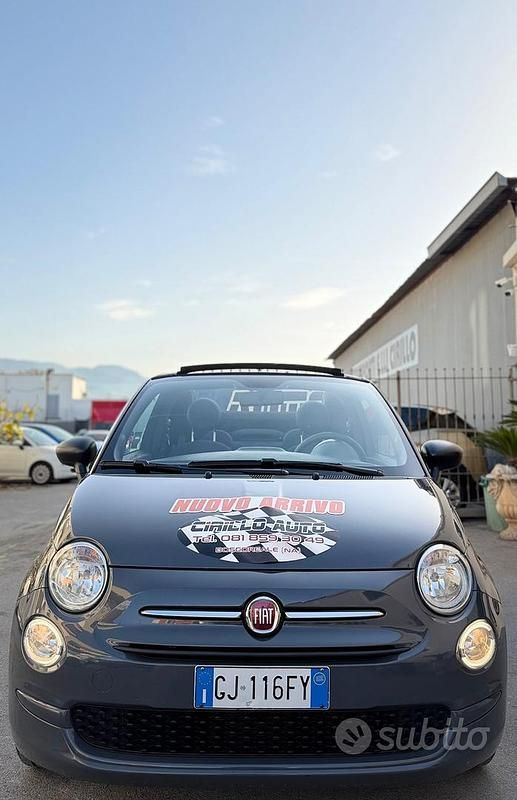 Grigio Usata 2022 Fiat 500C Cabrio | 9600 € (Super prezzo) - Immagine 1/4