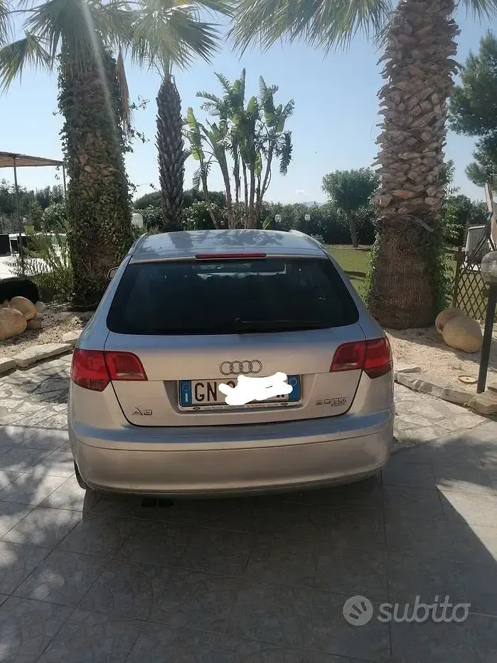 Usata Audi A3 Sportback 143 CV (105 kW) 2007 Grigio Utilitaria