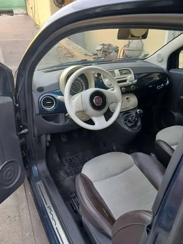 Usata Fiat 500C 95 CV (69 kW) 2013 Blu/azzurro Cabrio