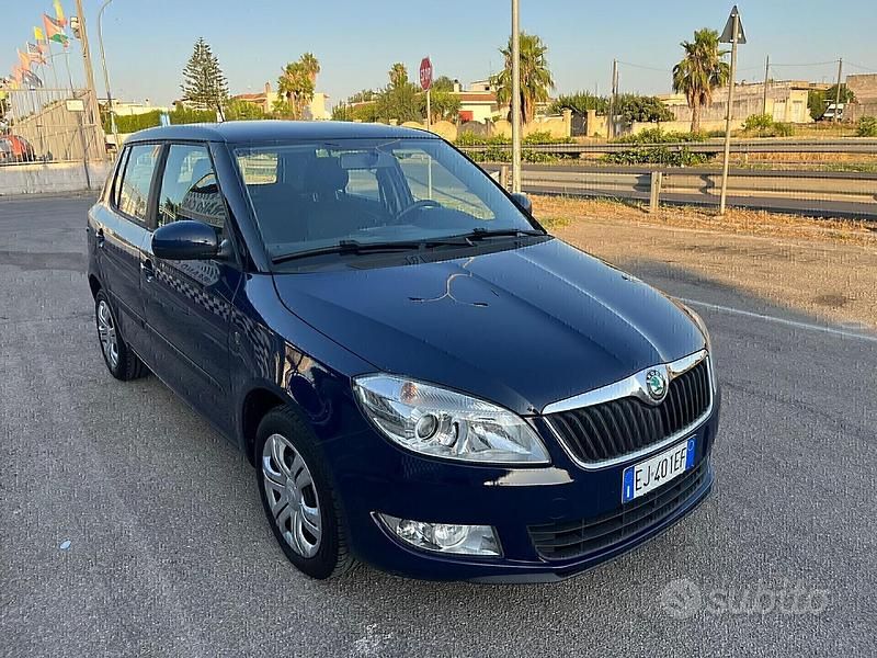 Usata Skoda Fabia Style 89 CV (65 kW) 2011 Blu Berlina
