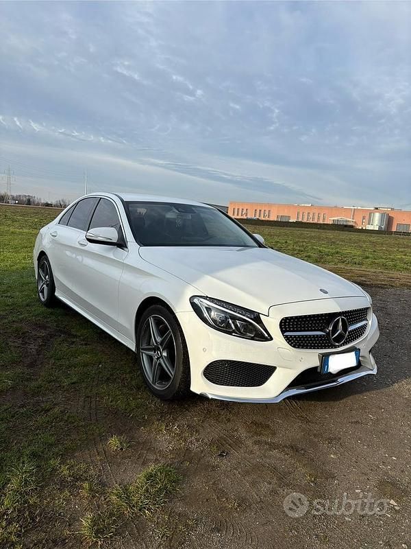Usata Mercedes C220 Premium 170 CV (125 kW) 2014 Bianco Berlina