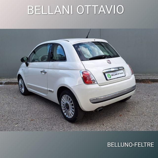 Usata Fiat 500 Lounge 95 CV (69 kW) 2011 Bianco pastello Utilitaria