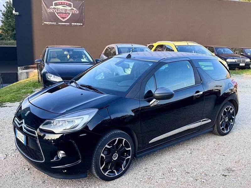 Usata DS Automobiles DS3 100 CV (73 kW) 2015 Nero Cabrio
